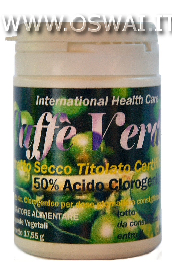 Caff Verde 50% Acido  Clorogenico cod. 933433880 27,00